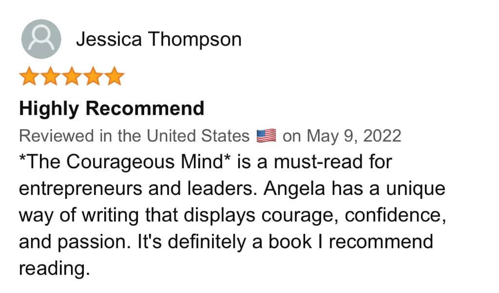 Review from Jessica Thompson for the Courageous Mind Book - The Courageous Mind